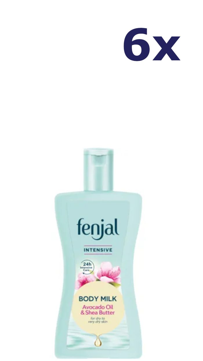 6x Fenjal Body Milk Intensive 200 ml