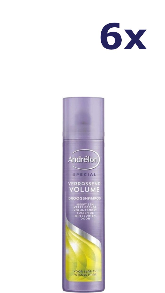 6x Andrelon Droog Shampoo – Volume 245 ml