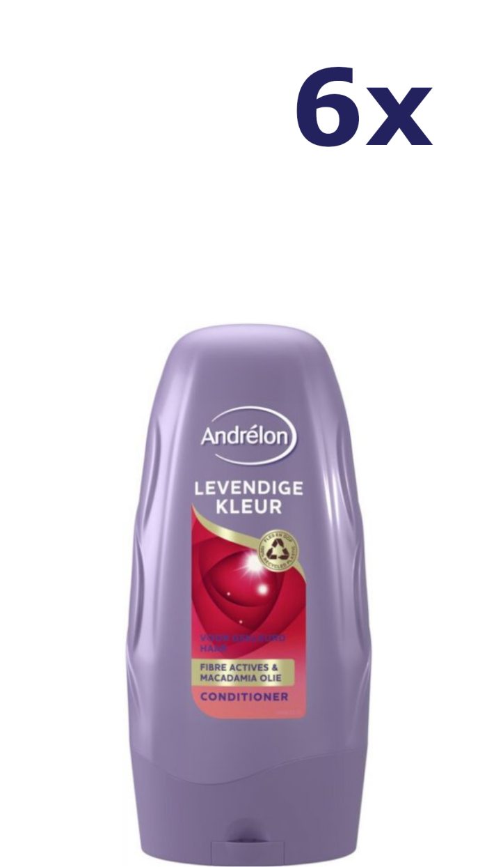 6x Andrelon Conditioner – Levendige Kleur 250 ml