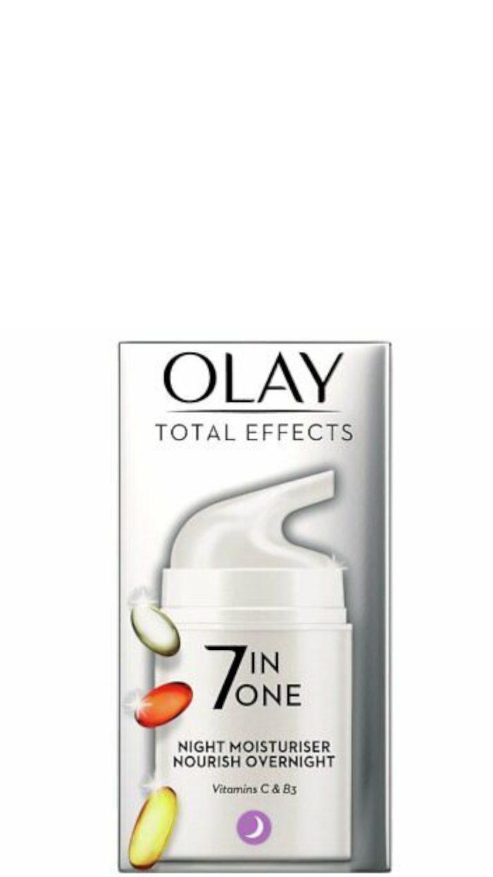 4x Olay Total Effects 7 in One Night Moisturiser 50ml Nachtcreme