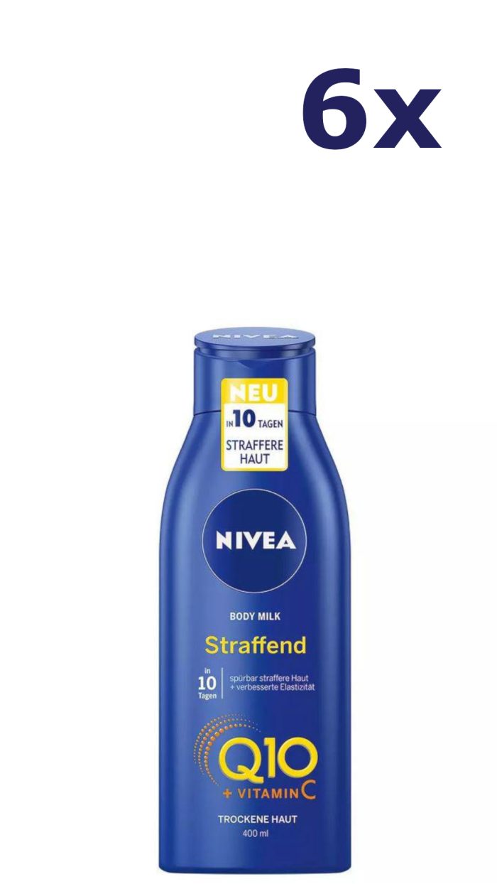 6x Nivea Bodylotion - Huid Versterkende Q10 400 ml