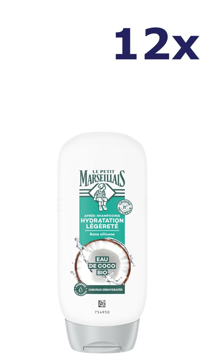 12x Le Petit Marseillais - Conditioner met kokos en oranjebloesem 200ML