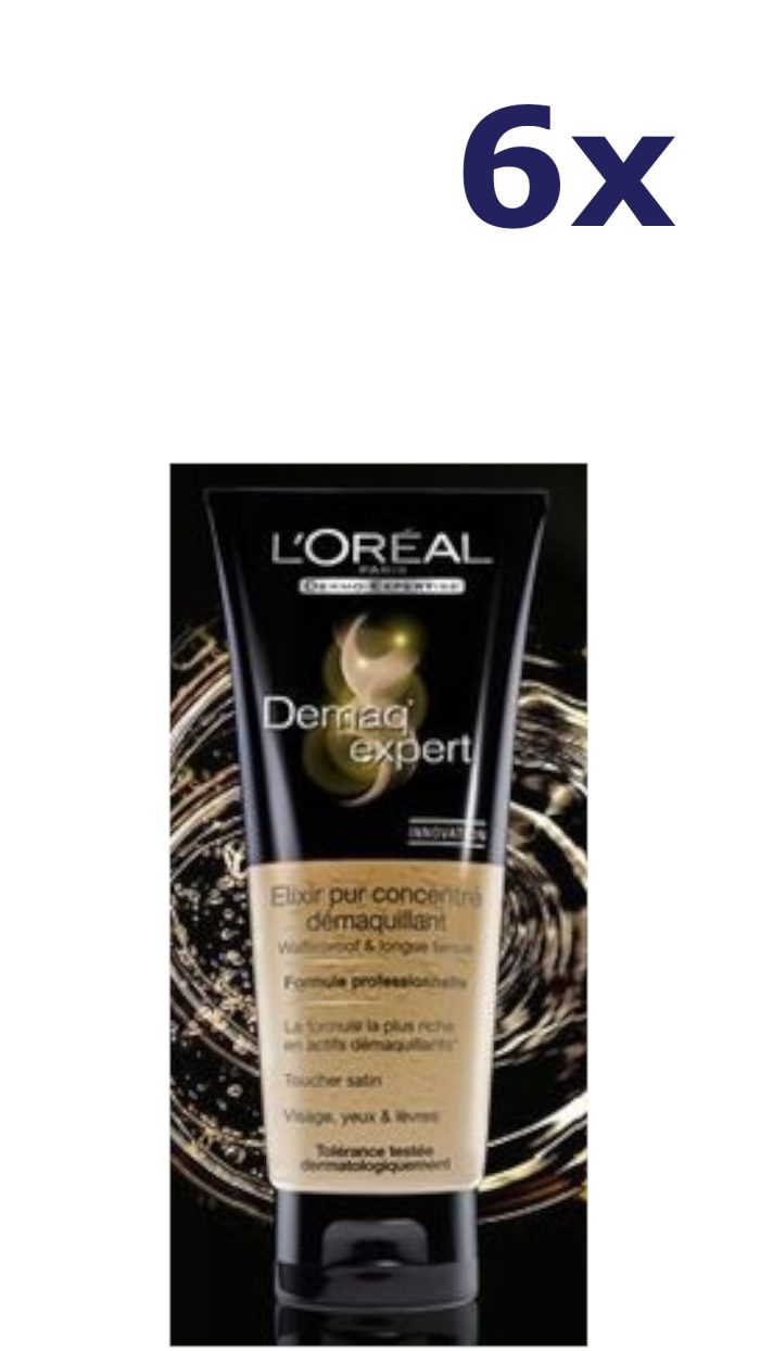 6x L'Oreal demaq expert zuiver elixer 100ML geconcentreerde reiniging