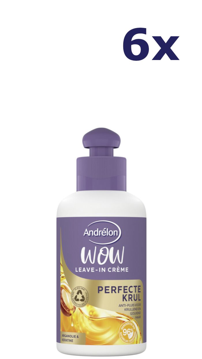 6x Andrélon Perfecte Krul WOW Leave-in-Cream 200 ML