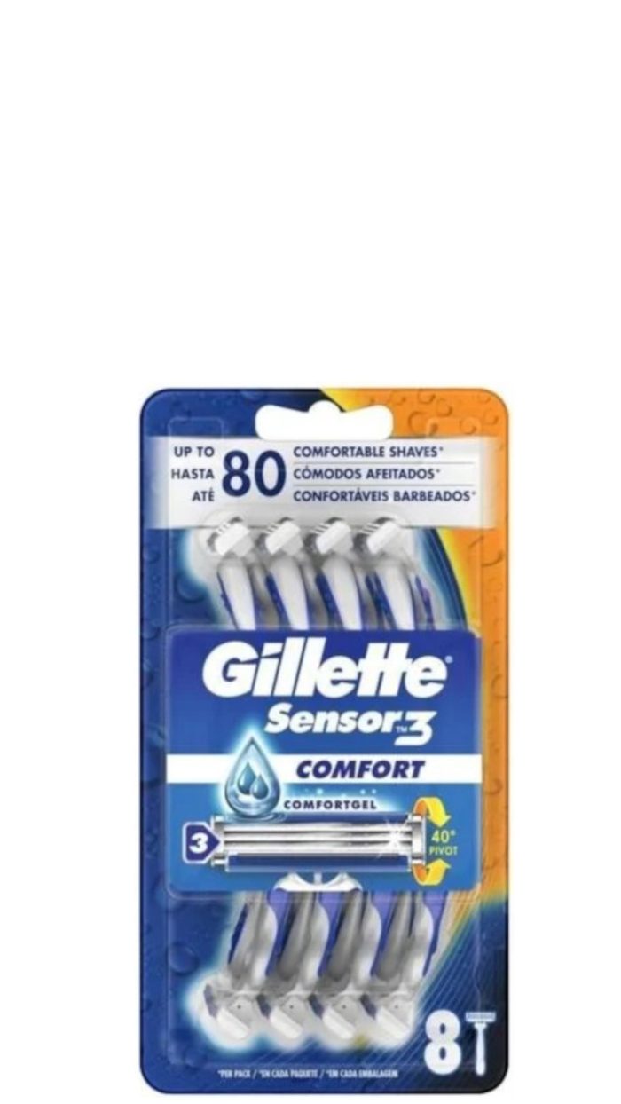 Gillette Sensor 3 wegwerpscheermesjes Comfort 8's