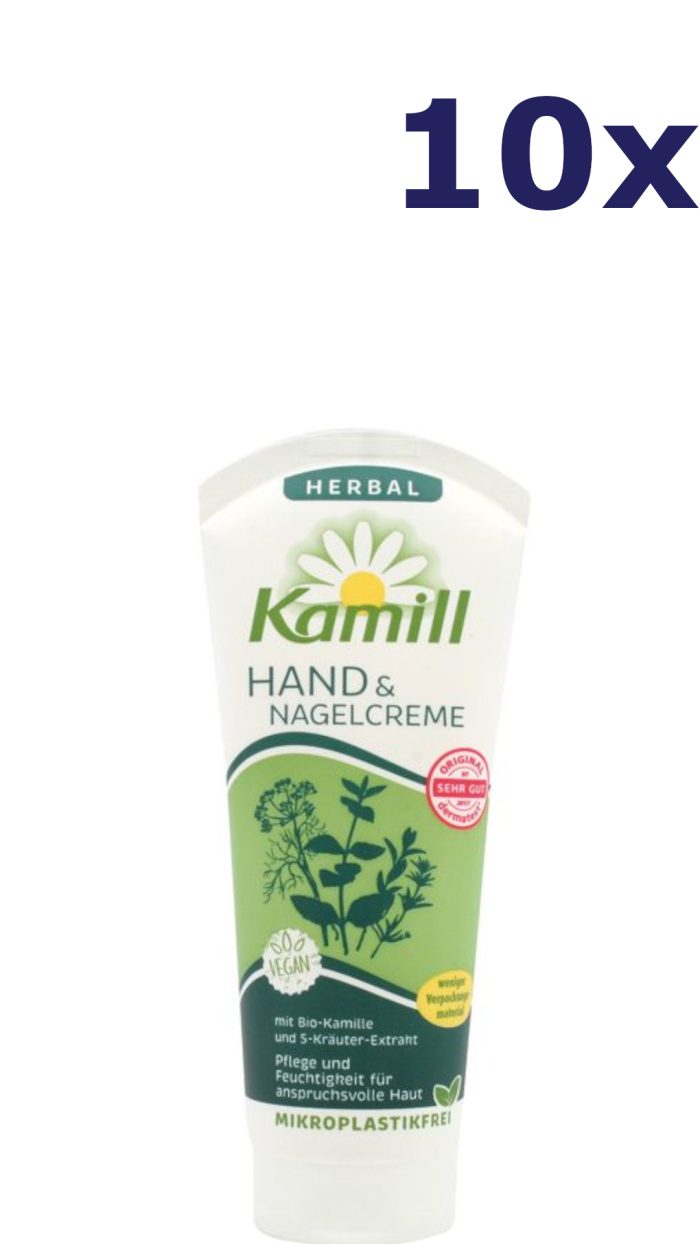 10x Kamill Hand & Nagel Creme 100ml Herbal