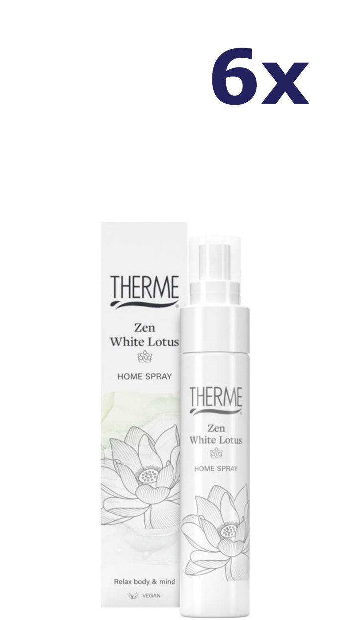 6x Therme Home Geurspray 60 ml Zen White